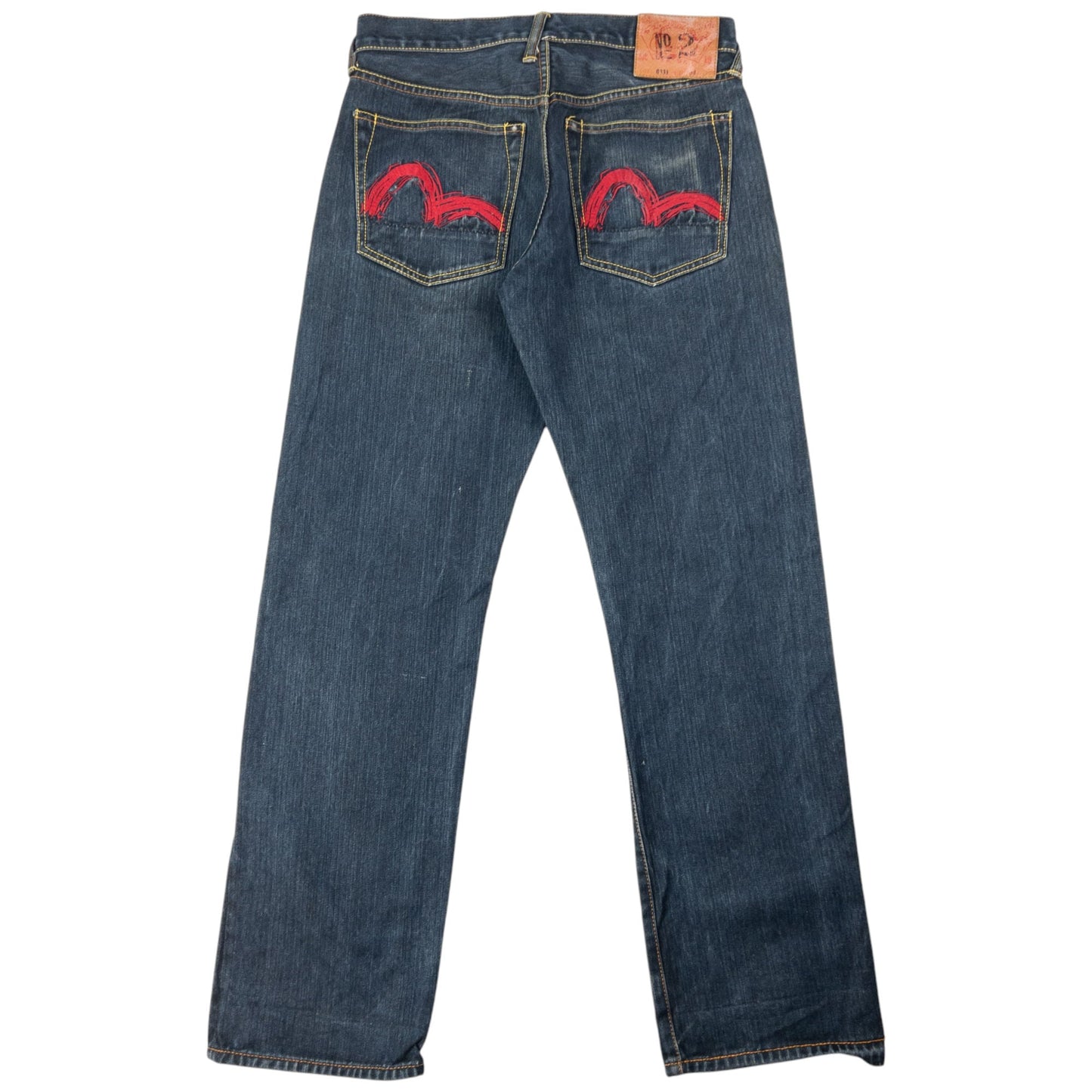 Vintage Evisu Double Gull Embroidered Japanese Denim Jeans Size W29