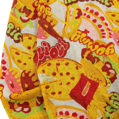 Vintage 90s Hysteric Glamour Fast-Food Shimmer Cardigan Womens Size M | Medium, Mixed