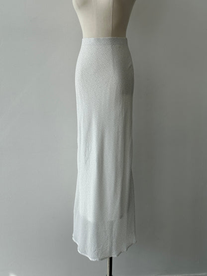 Vintage 2000s Polka Dot Midi Skirt - W24