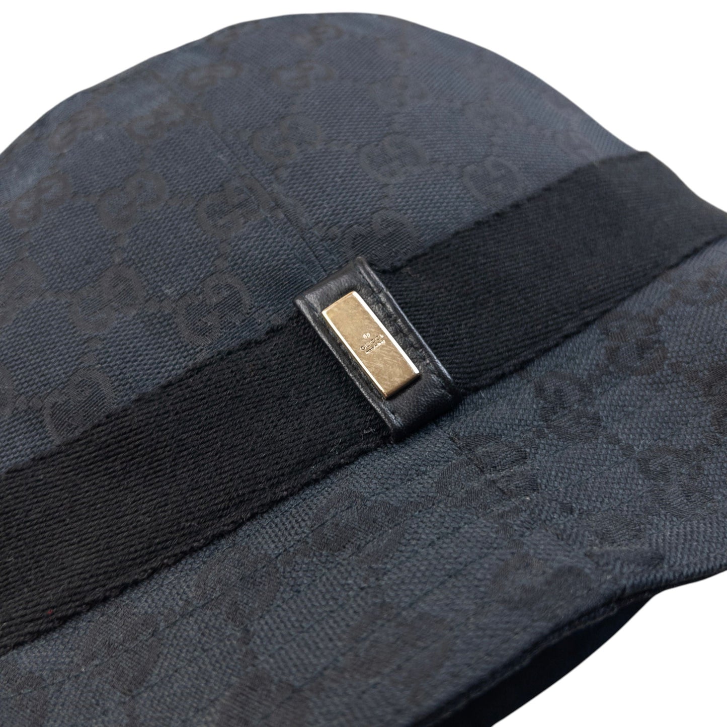 Vintage 2000s Gucci By Tom Ford Monogram Bucket Hat Size M | O/S, Black