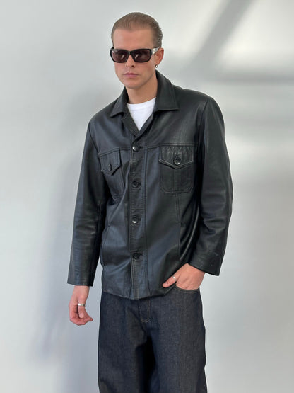 Vintage 1990s Leather Jacket - M