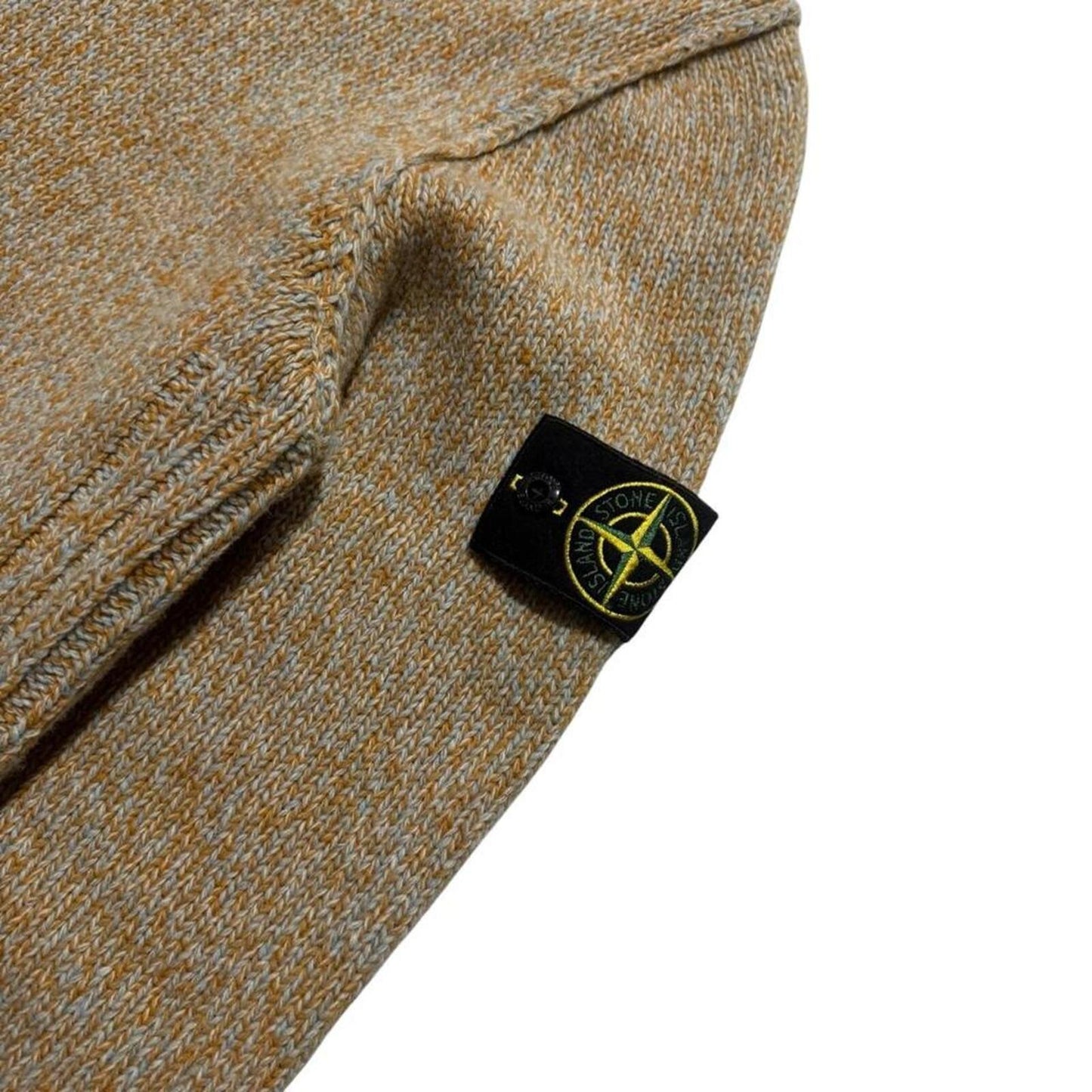 Stone Island Heavy Wool Blend Pullover | Large, Beige
