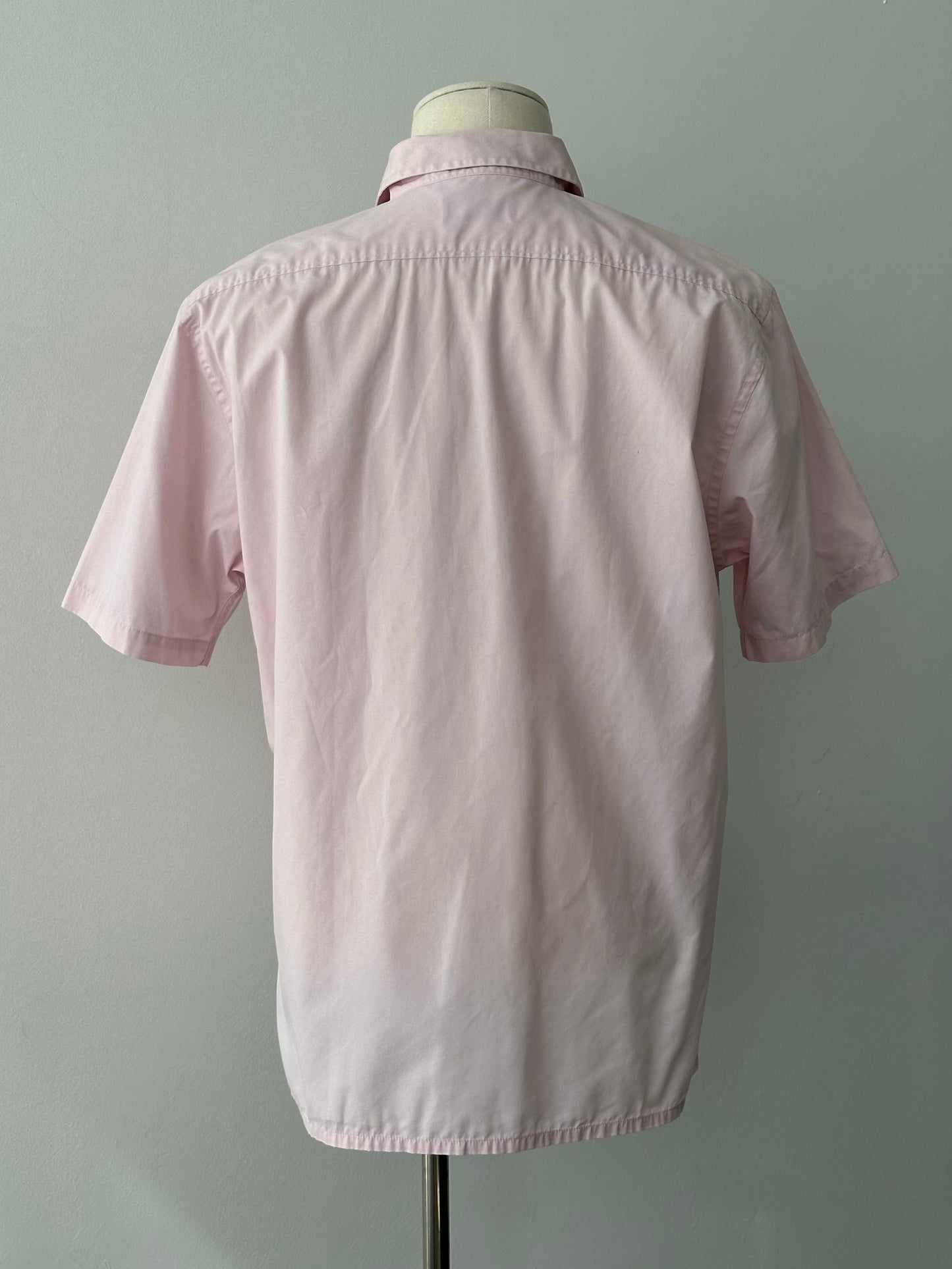 Yves Saint Laurent 1990s Cotton Short Sleeve Shirt - M-L