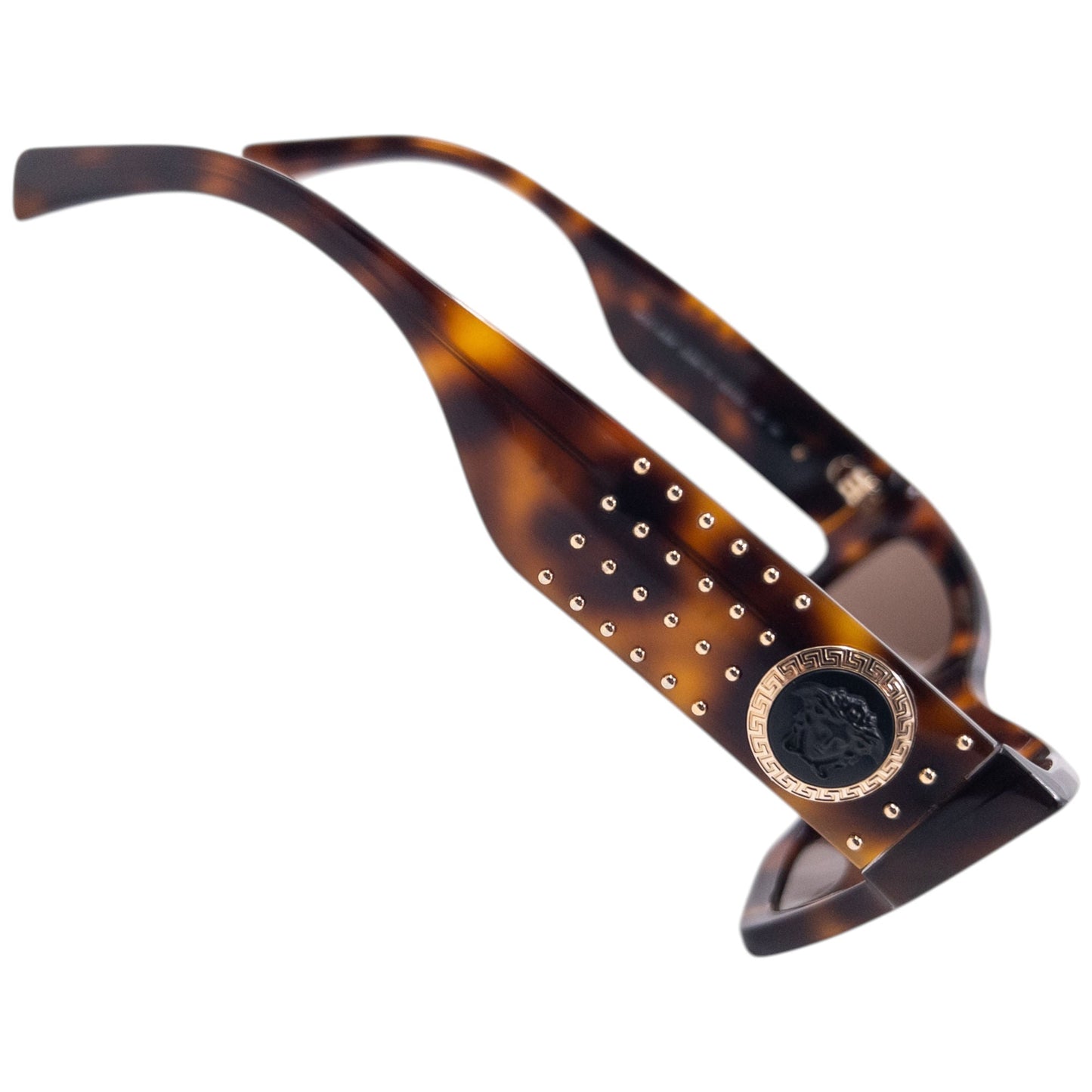 Vintage 2000s Versace Tortoise Shell Sunglasses | O/S, Brown