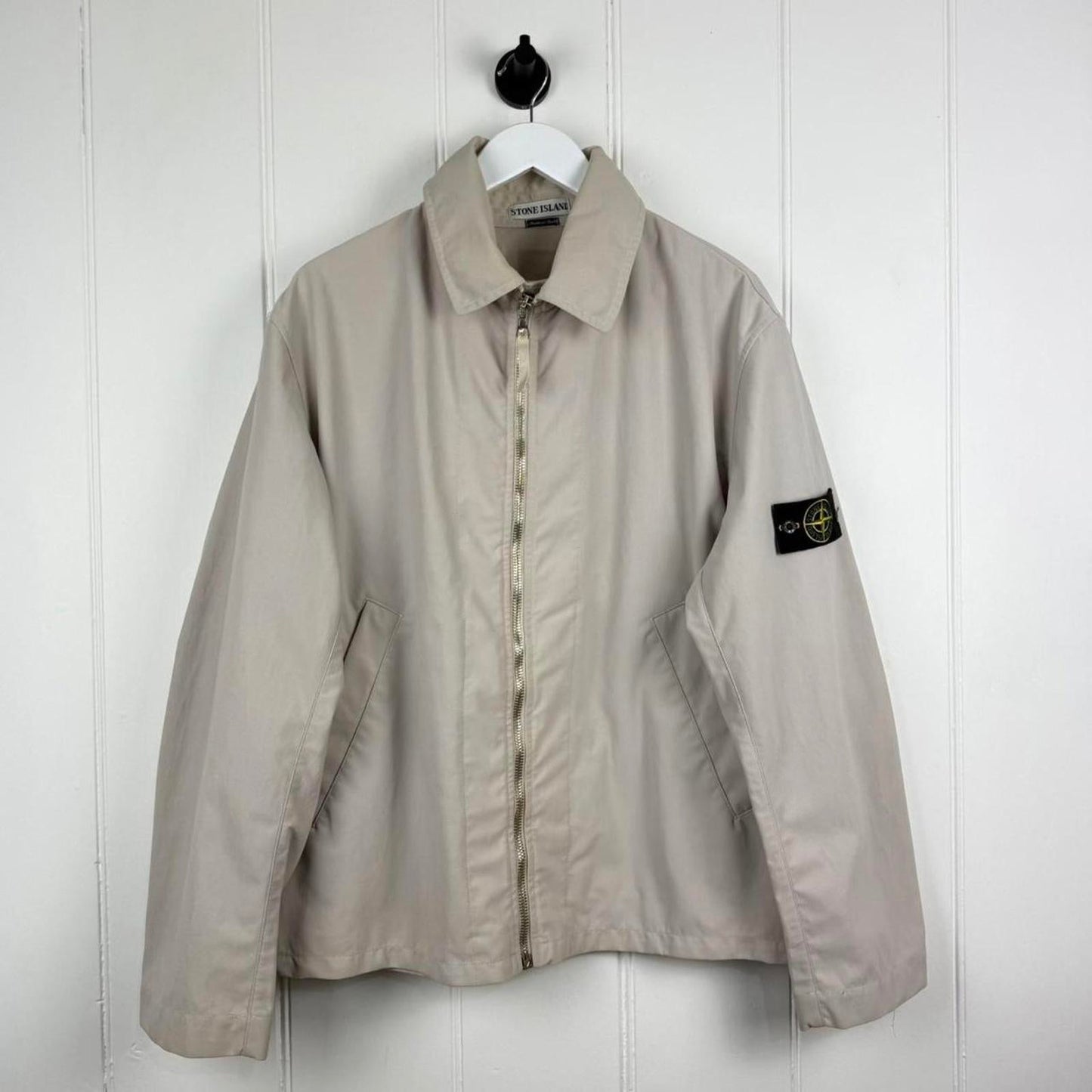 Stone Island SS2000 Nylam Zip Jacket (L) | Large, Beige