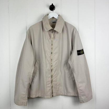Stone Island SS2000 Nylam Zip Jacket (L) | Large, Beige