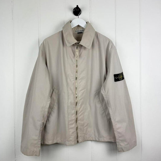 Stone Island SS2000 Nylam Zip Jacket (L) | Large, Beige