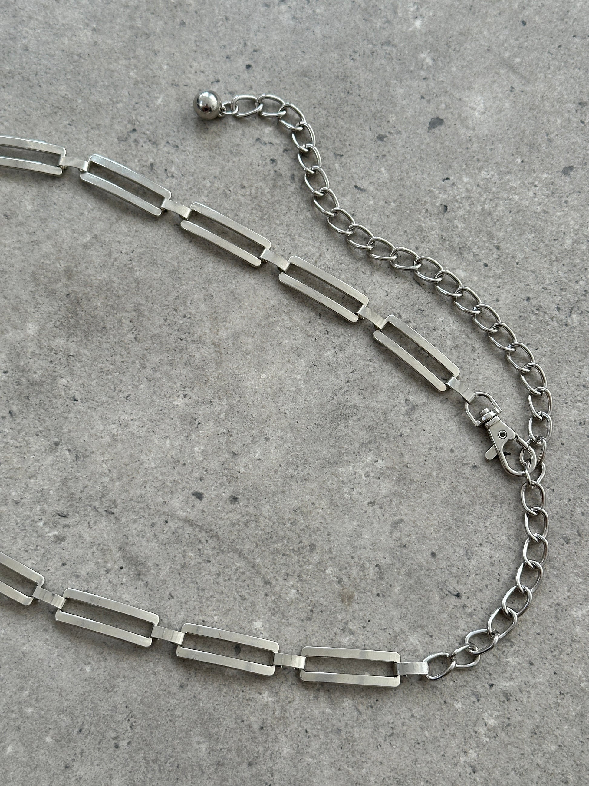 Vintage 2000s Metal Chain Belt - One size