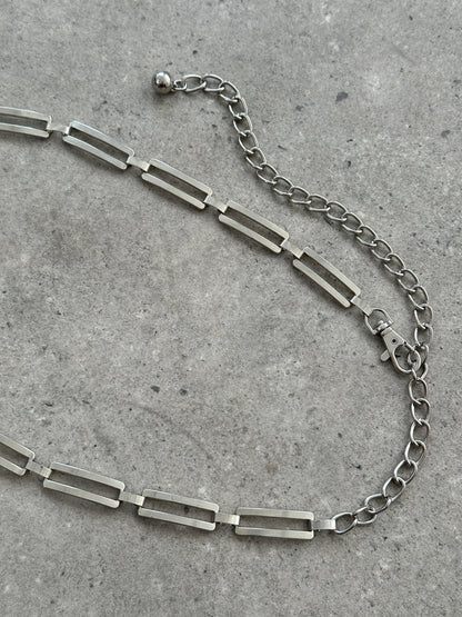 Vintage 2000s Metal Chain Belt - One size