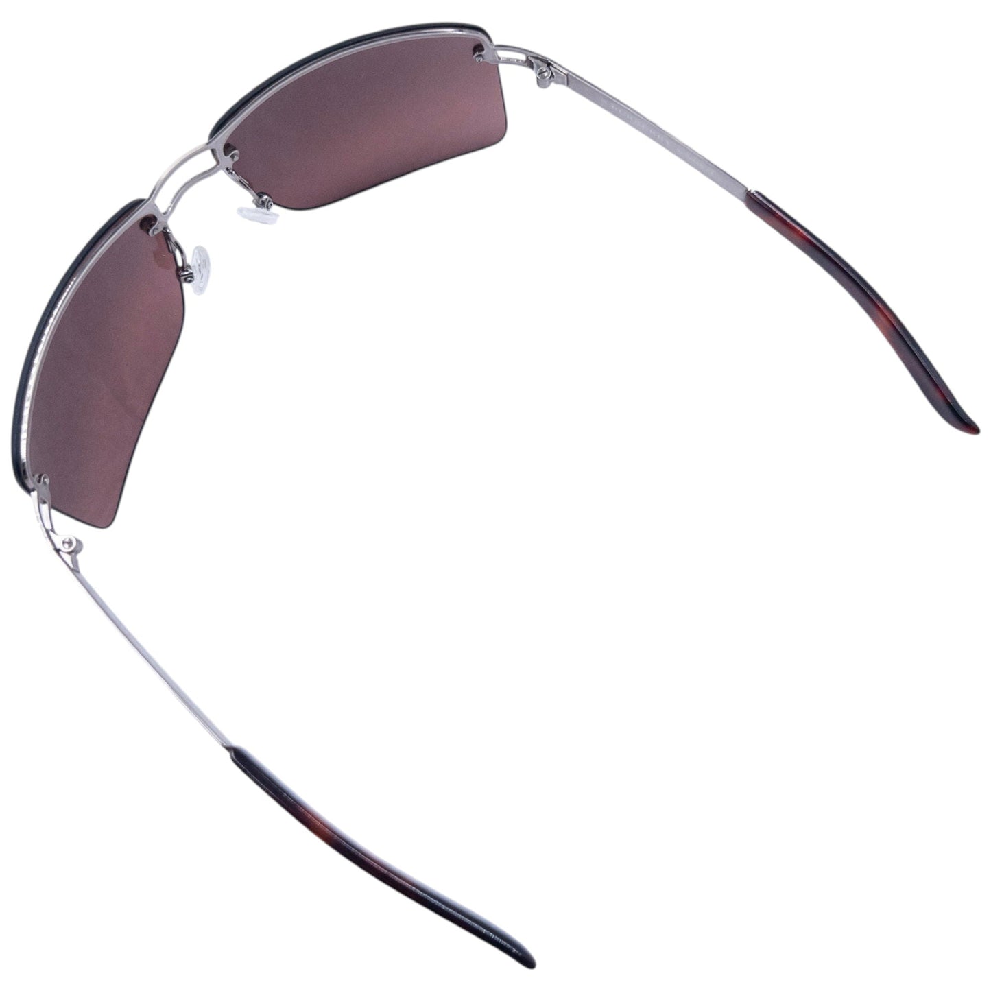 Vintage 2000s Burberry Rimless Sunglasses | O/S, Brown