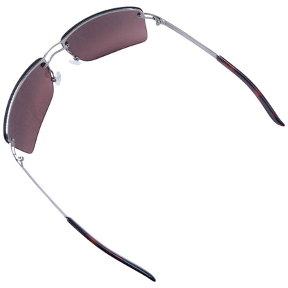 Vintage 2000s Burberry Rimless Sunglasses | O/S, Brown