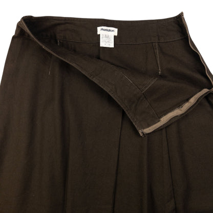 Vintage Plantation By Issey Miyake Pleated Skirt Womens Size L