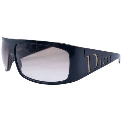 Vintage 2000s Dior Embossed Shield Sunglasses