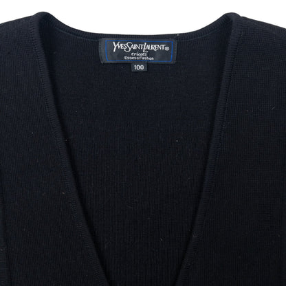 Vintage YSL Yves Saint Laurent Button Up Sweater Vest Size S
