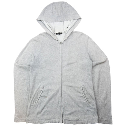 Vintage 2000s Comme Des Garçons HOMME Zip Up Skull Hoodie Size M | Medium, Grey