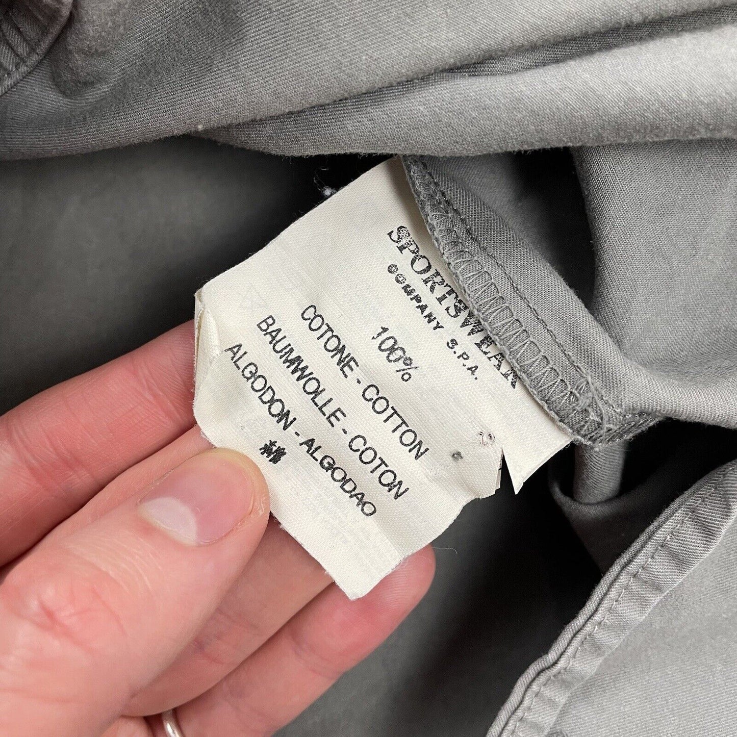 Vintage Stone Island Shirt, Size Large | Stone island, Grey