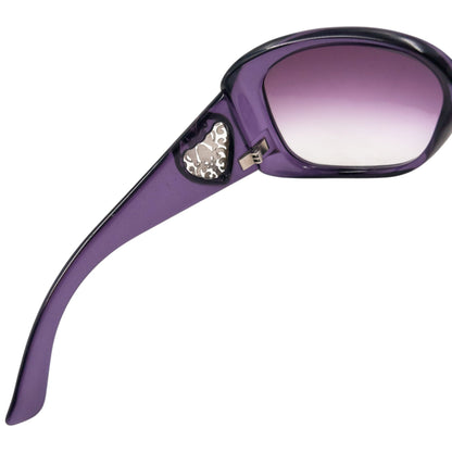 Vintage 2000s Gucci Heart Cut-Out Sunglasses | O/S, Purple