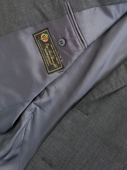 Loro Piana x Durban 1990s Pure Wool Straight Leg Suit - 38S/W30