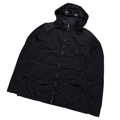 CP Company Chrome Multipocket Goggle Jacket | XXL, Black