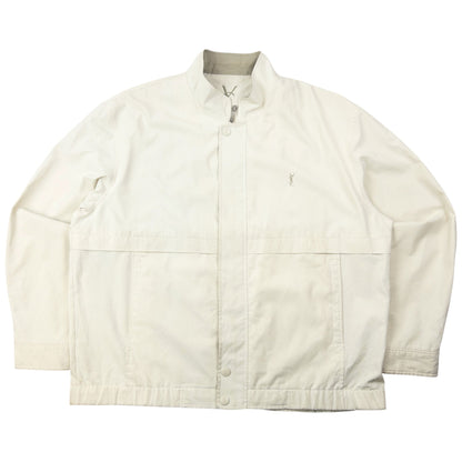 Vintage 90s YSL Yves Saint Laurent Harrington Jacket Size XL | XL, Cream