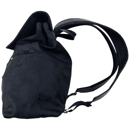 Vintage 2000s Gucci Monogram Bucket Backpack