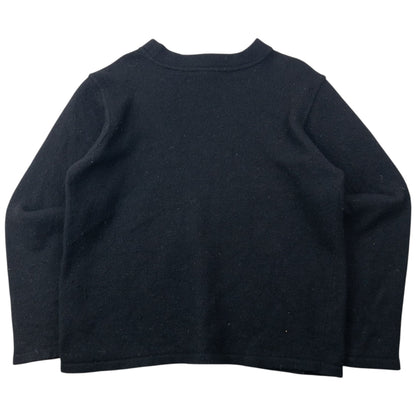 Vintage 2000s Versace Jeans Couture Wool Jumper Womens Size M | Medium, Black