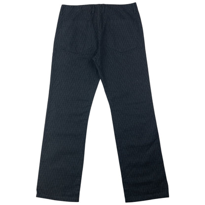 Vintage 2000s PPFM Zig-Zag Pattern Denim Jeans Size W31 | W31, Black