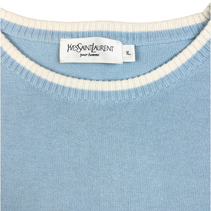 Vintage YSL Yves Saint Laurent Striped Jumper Size XL