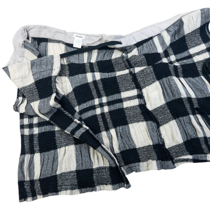 Vintage 90s Plantation By Issey Miyake Checkered Wrap Skirt Womens Size W32 | W32, Multicoloured