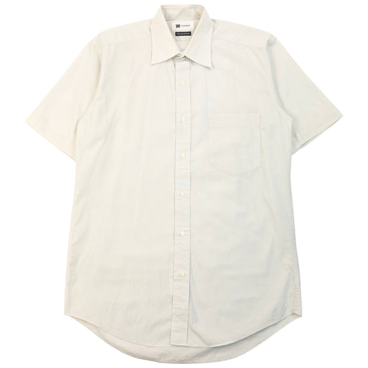 Vintage 2000s Issey Miyake Short Sleeve Button Up Shirt Size S | Small, Blue