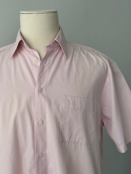 Yves Saint Laurent 1990s Cotton Short Sleeve Shirt - M-L
