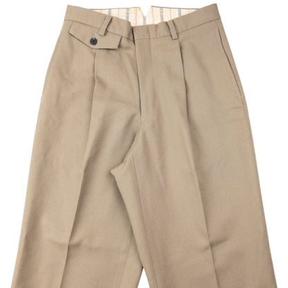 Vintage 90s Yohji Yamamoto D'Urban A.A.R Pleated Trousers Size W26 | W26, Beige