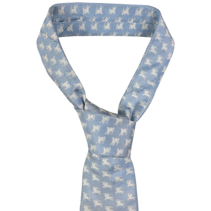 Vintage Burberry Monogram Silk Tie