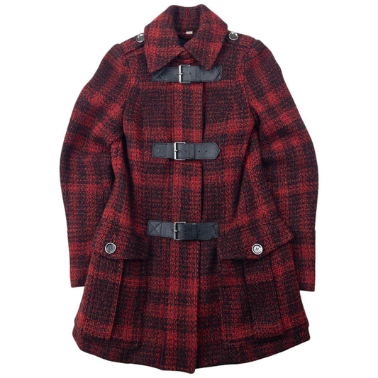 Vintage Burberry Brit Nova Check Tweed Jacket Womens Size S