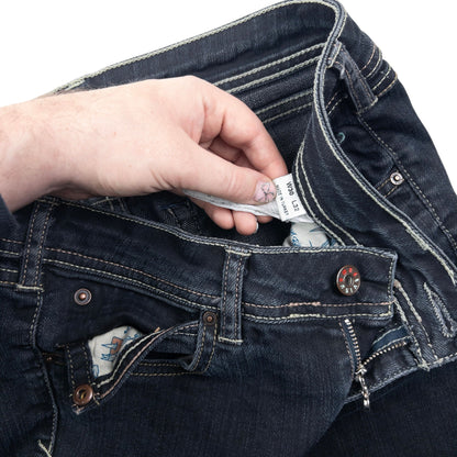 Vintage 2000s Puma X Evisu Double Gull Japanese Denim Jeans Size W32 | W32, Multicoloured