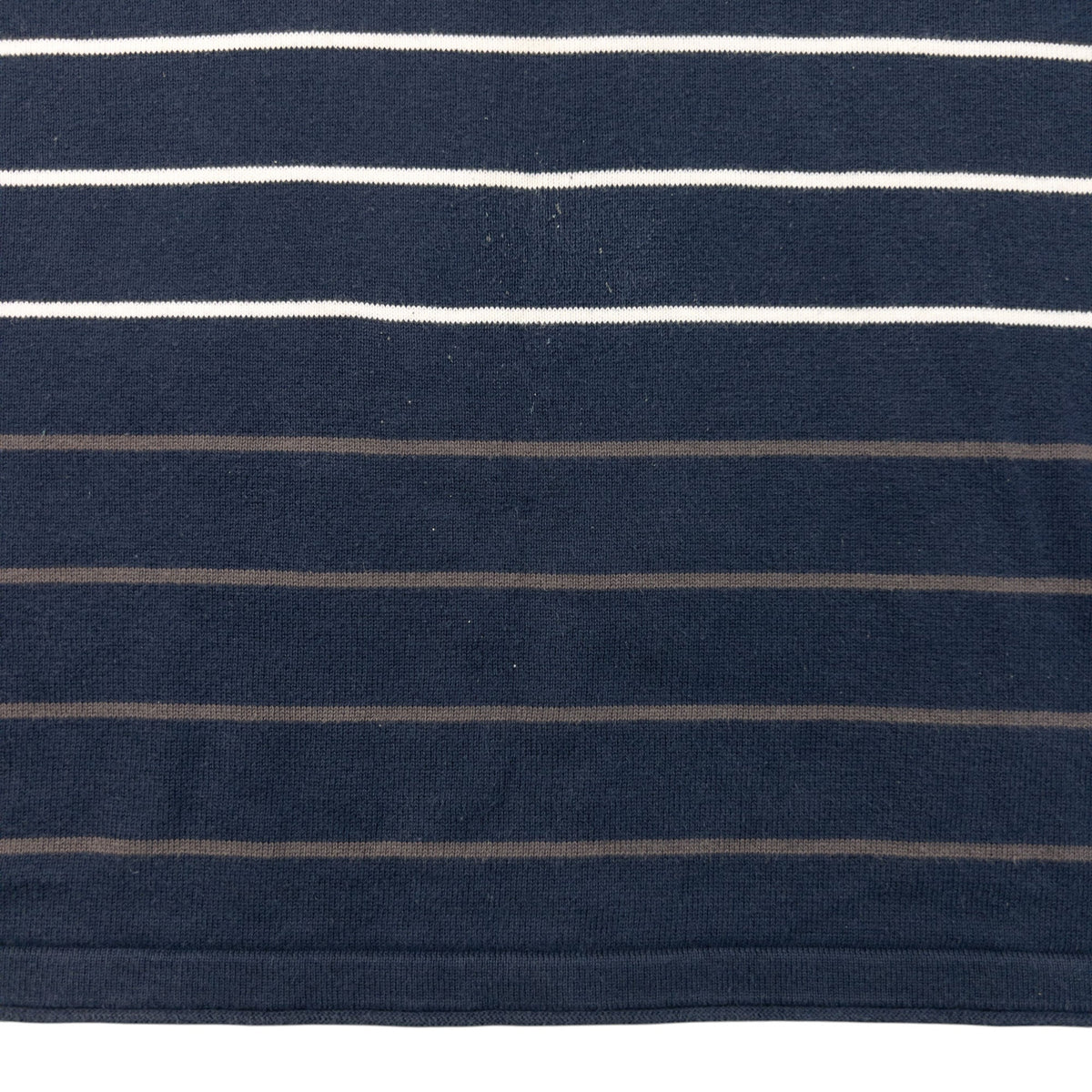 Vintage 2000s YSL Yves Saint Laurent Striped Jumper Size M | Medium, Navy