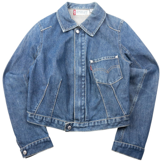 Vintage 2000s Levi's Engineered Garments Denim Jacket Womens Size M | Medium, Blue