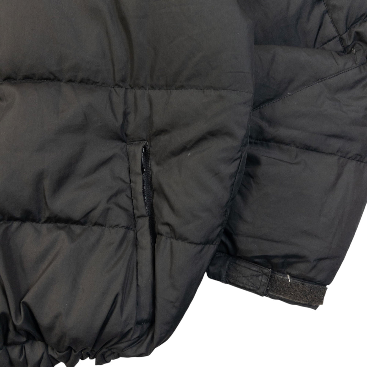 Vintage 90s Balenciaga Zip Up Puffer Jacket Size M | Medium, Black
