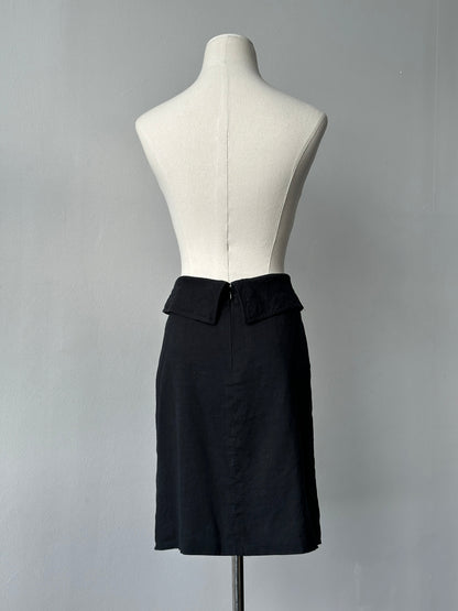 Valentino 2000s Linen Mini Skirt - W28