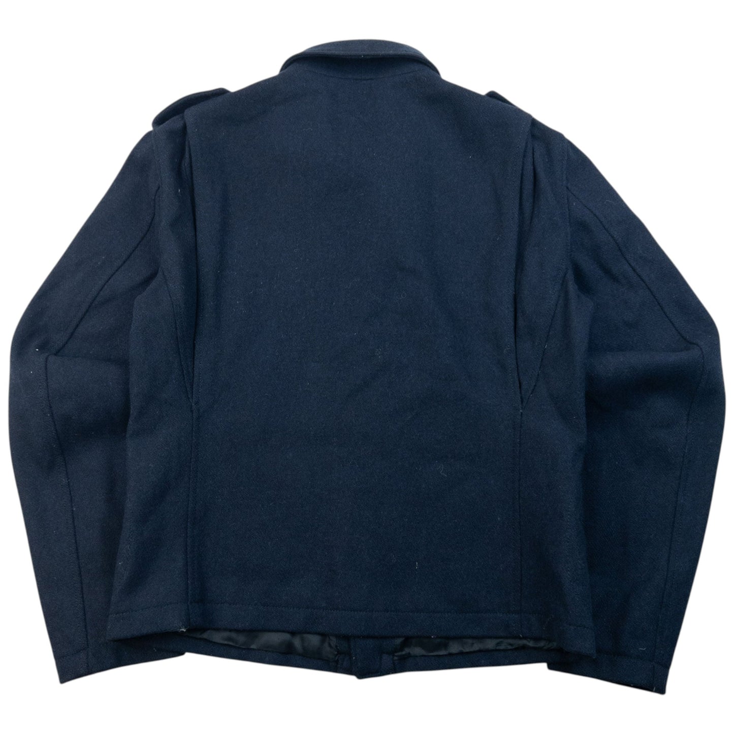 Vintage Comme Des Garçons SHIRT Asymmetric Wool Jacket Size S | Small, Navy