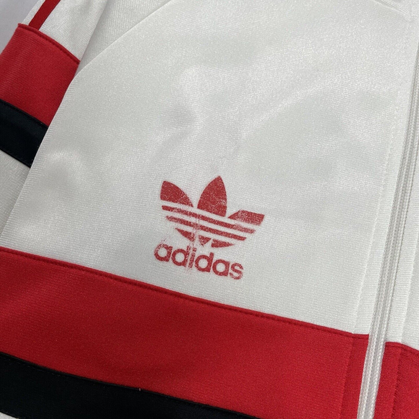 Vintage AC Milan 1990-1992 Adidas Track Jacket, Size Medium | O/S, Red