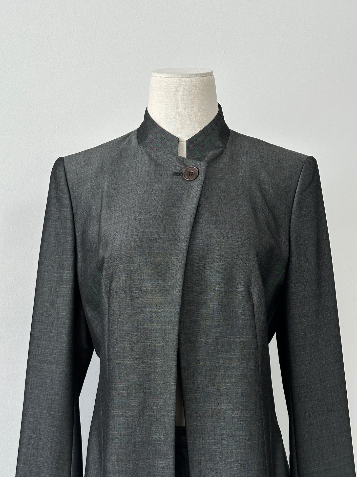 Iblues Italian Vintage 1990s High Neck Tailored Suit - M/W28