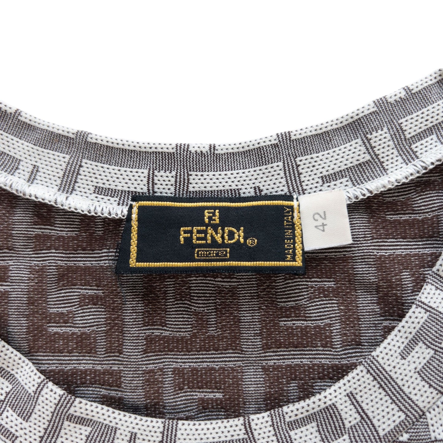 Vintage Fendi Monogram Mini Dress Size S