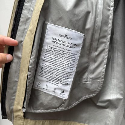 Stone Island Goretex Paclite Jacket (M/L) | Medium, Sand