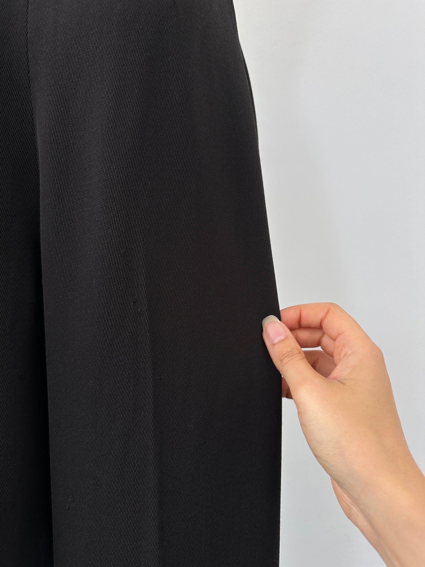 Mani 1990s Pure Wool Straight Leg Trousers - W26