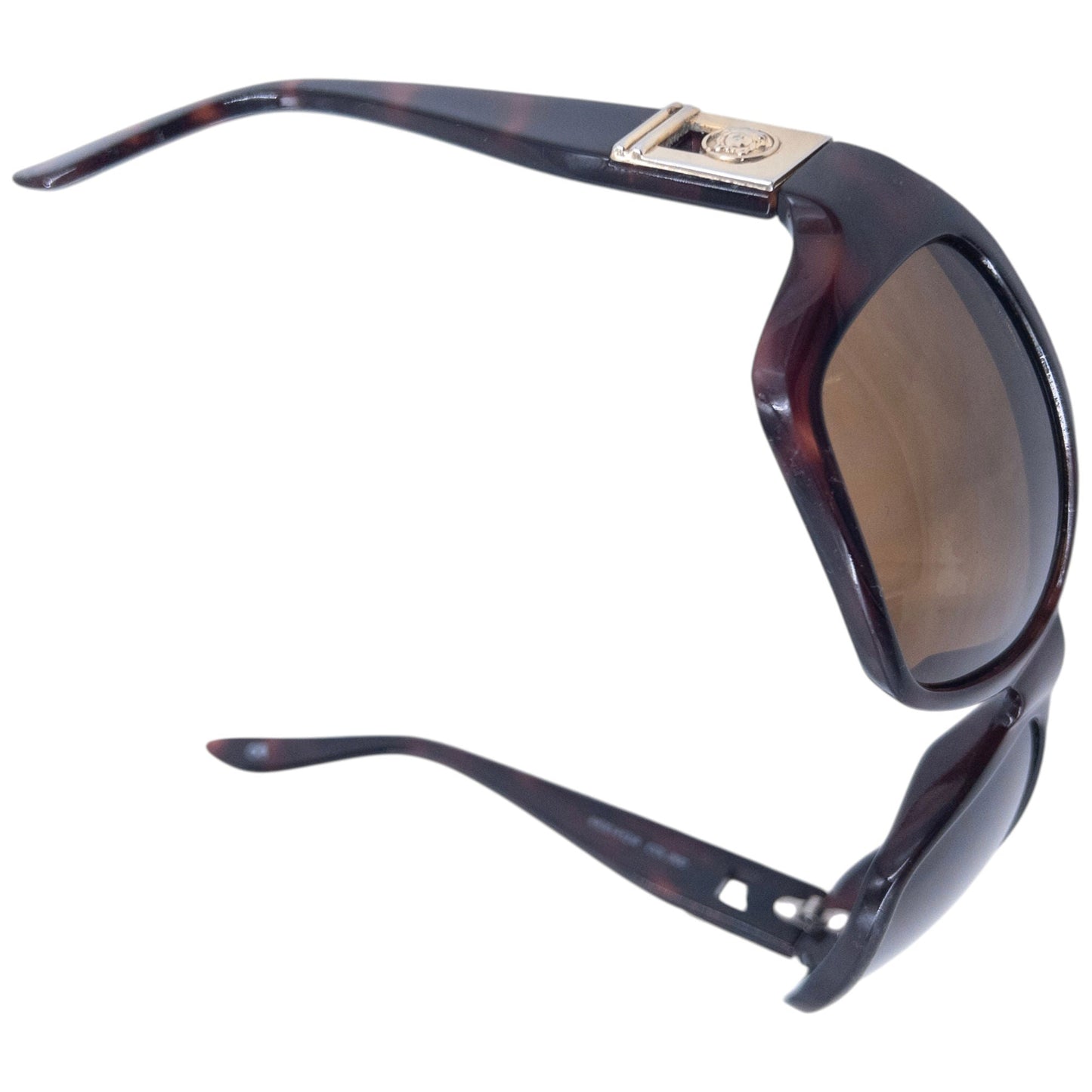 Vintage 90s Gianni Versace Tortoise Shell Sunglasses | O/S, Brown