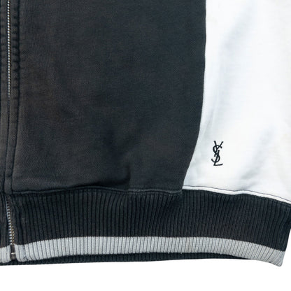 Vintage 2000s YSL Yves Saint Laurent Zip Up Sweatshirt Size L | Large, Multicoloured
