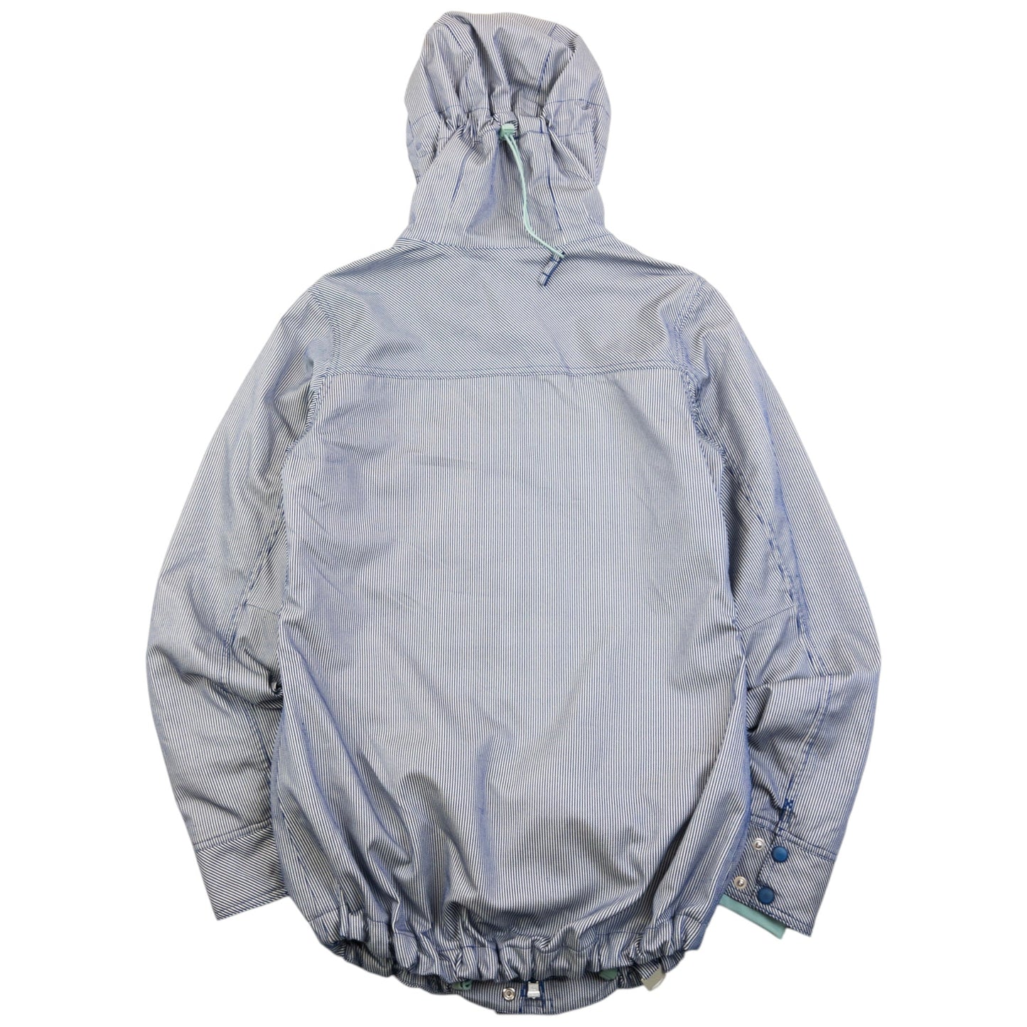 Vintage 2000s Nike 6.0 Striped Zip Up Snowboarding Jacket Womens Size L | Large, Blue