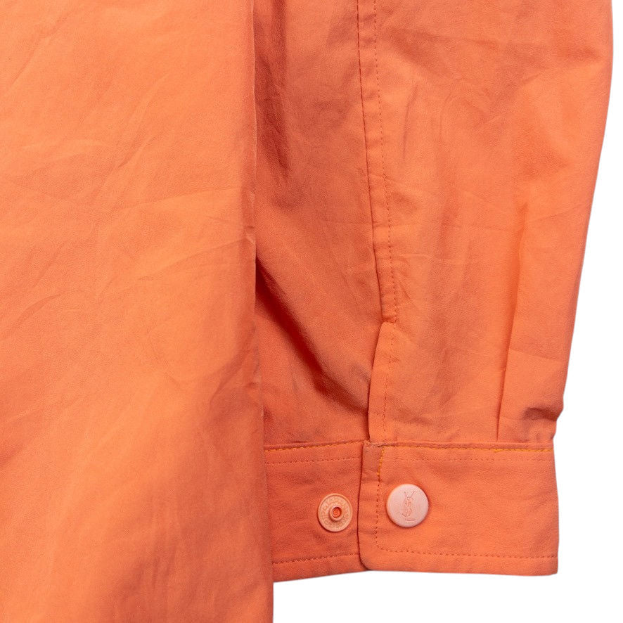 Vintage 90s YSL Yves Saint Laurent Zip Up Jacket Size M | Medium, Orange