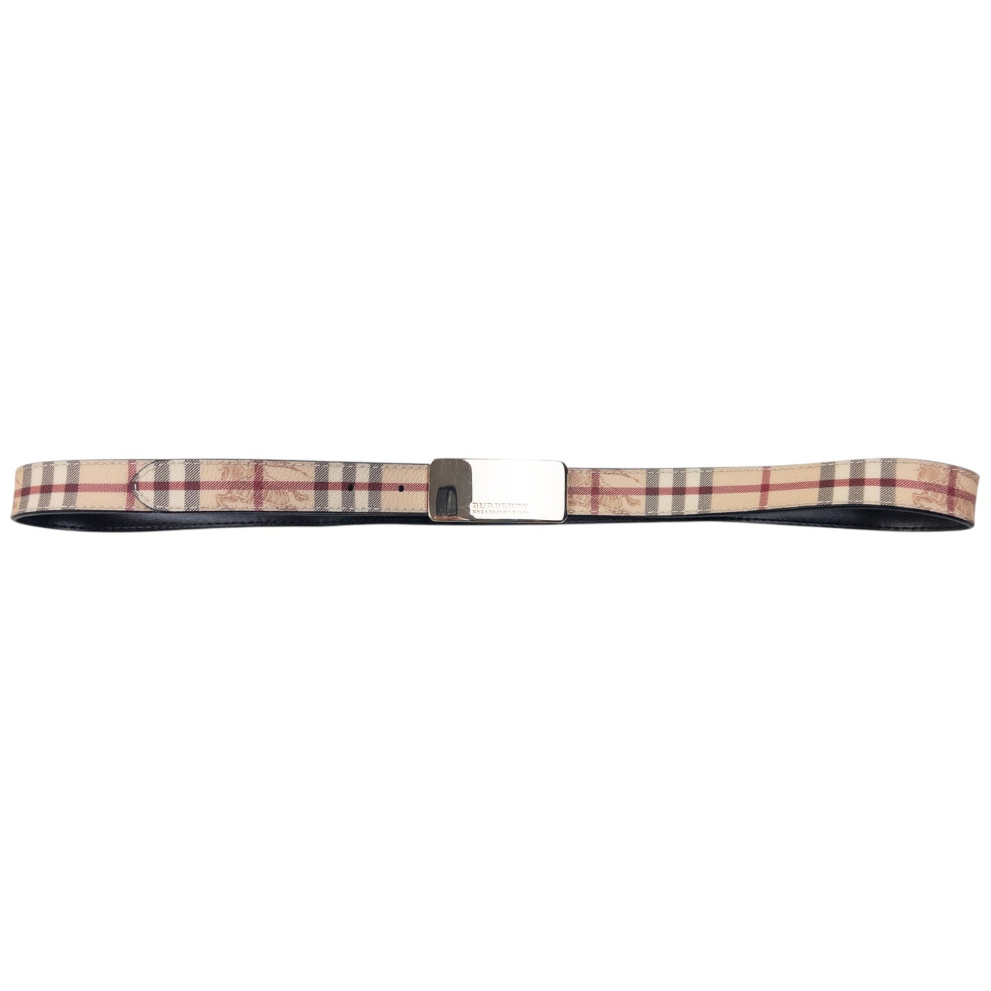 Vintage Burberry Nova Check Belt Size W38